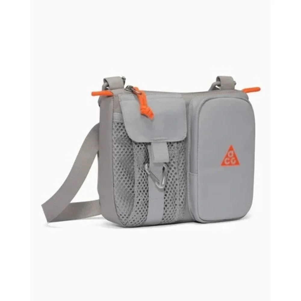 Nike ACG DAYMAX Cross-Body Bag HJ8180-009 Gray / Orange New